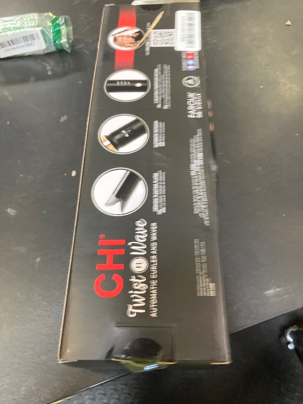Photo 1 of CHI Twist-N-Wave Automatic 1” Ceramic Rotating Curler, for Shiny, Frizz-Free & Healthy Hair, Auto-Shut Off, Dual Voltage, 6.5 Foot Swivel Cord.
