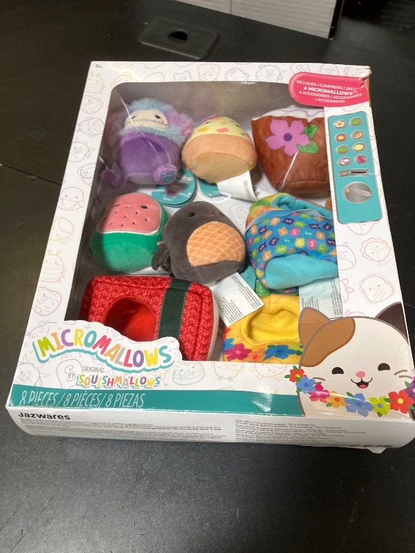 Photo 1 of Squishmallows Original Micromallows Plush “Island Snack Machine” Deluxe Accessory Set