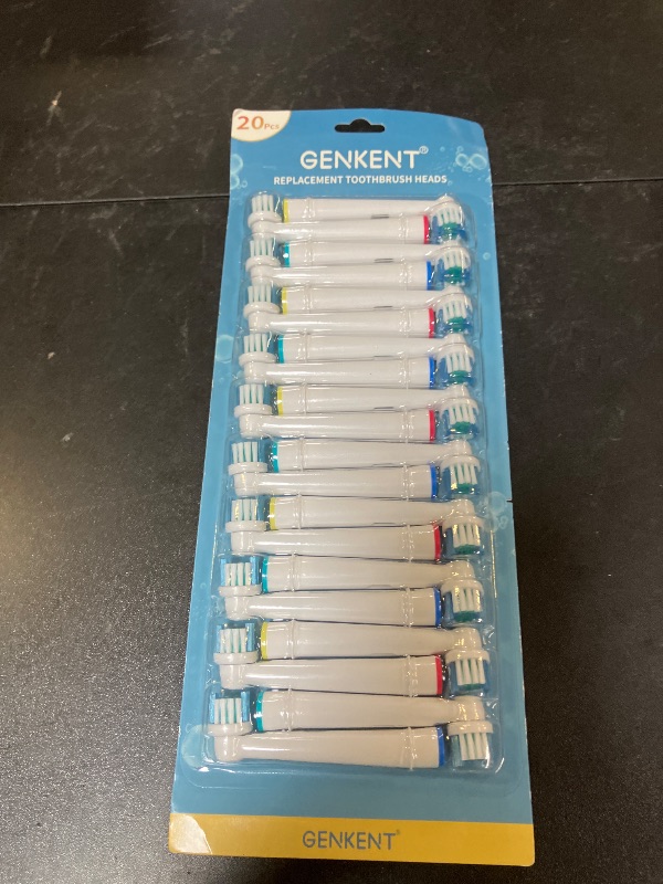 Photo 1 of Replacement Toothbrush Heads Compatible with Oral-B Braun, 20 Pcs Professional Electric Toothbrush Brush Heads for Oral B Replacement Head Refill Pro 500/1000/1500/3000/3757/5000/7000/7500/8000