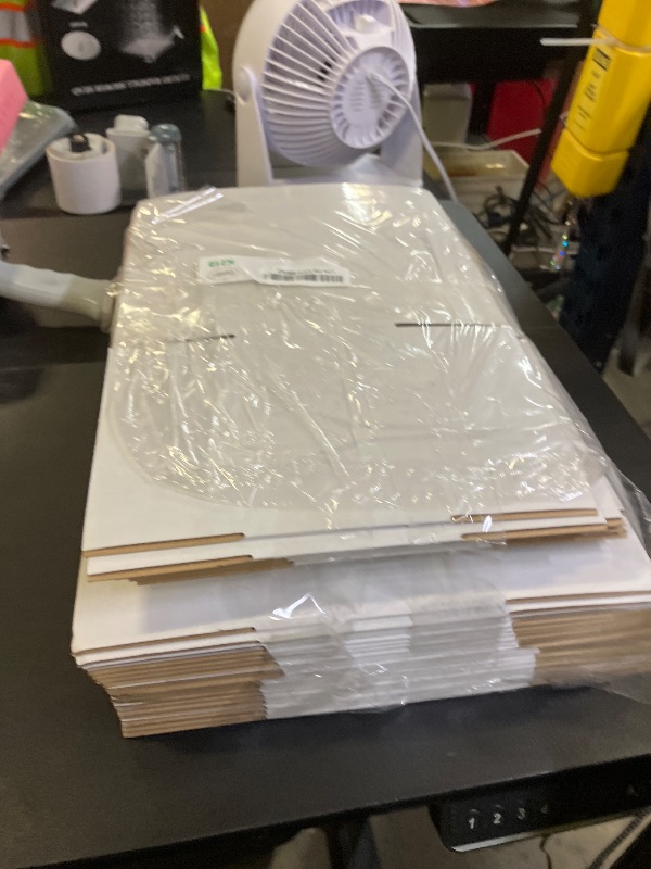 Photo 1 of Eupako 30 Pack Small Shipping Boxes Assorted Sizes, White Corrugated Box Mailers, 9x6x4 & 10x7x5 & 11x6x6, 10 PCS Each, Cardboard Boxes for Packaging Small Business, Mailing
