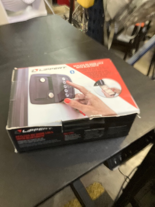 Photo 1 of Lippert Keyless RV Door Lock with Bluetooth - Left, Green,Red