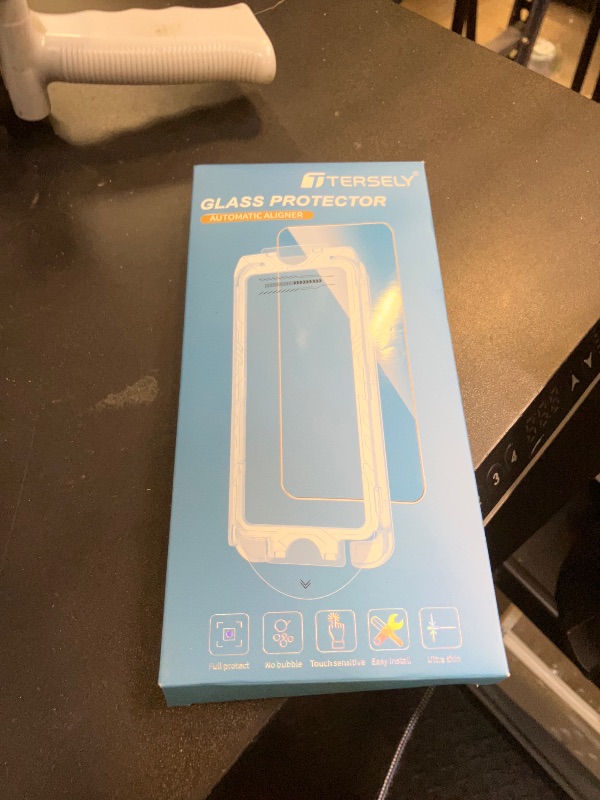 Photo 1 of T Tersely 3 Pack Screen Protector for iPhone 16 Pro Max 6.9-inch with Auto Alignment Kit, Tempered Glass Film Bubble Free Full Coverage, HD Clear
