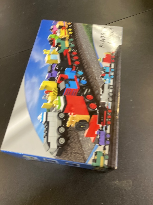Photo 1 of DIKDOD Party Favors for Kids - 12 Pack Trains Building Blocks Toy for Easter Gifts Goodie Bags Classroom Prizes Stocking Stuffers Building Set Valentines Day Birthday Gift for Boy Girl Ages 6-12+