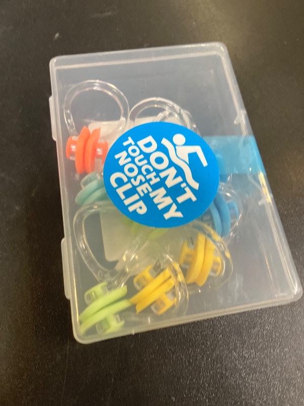 Photo 1 of Linwnil 10Pcs Nose Clips for Divers and Swimmers Nose Plugs for Kids and Adults