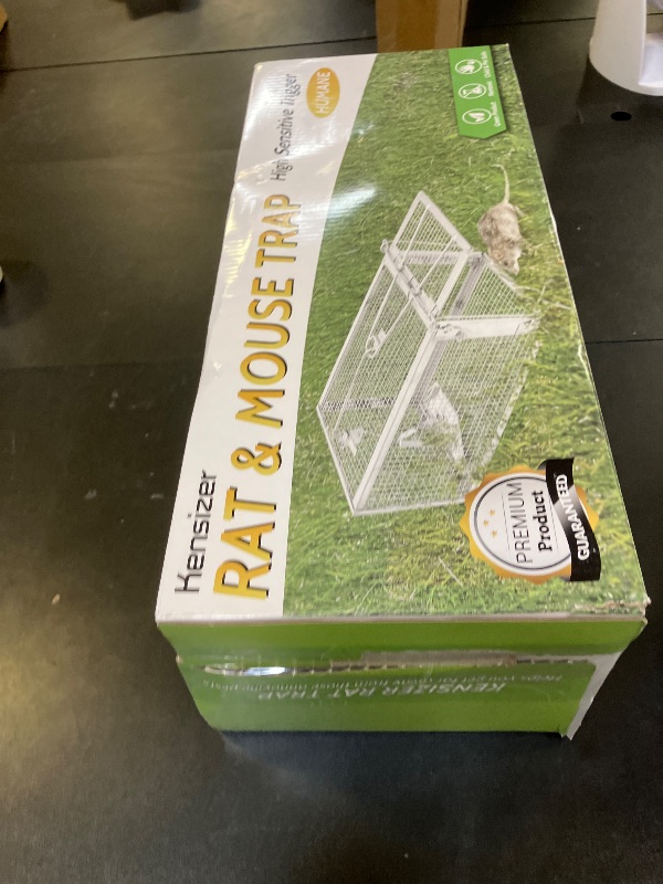 Photo 1 of Kensizer Animal Humane Live Cage Trap That Work for Rat Mouse Chipmunk Mice Voles Hamsters and Other Small Rodents, Trampa para Ratones, Catch and Release 1Pack Medium