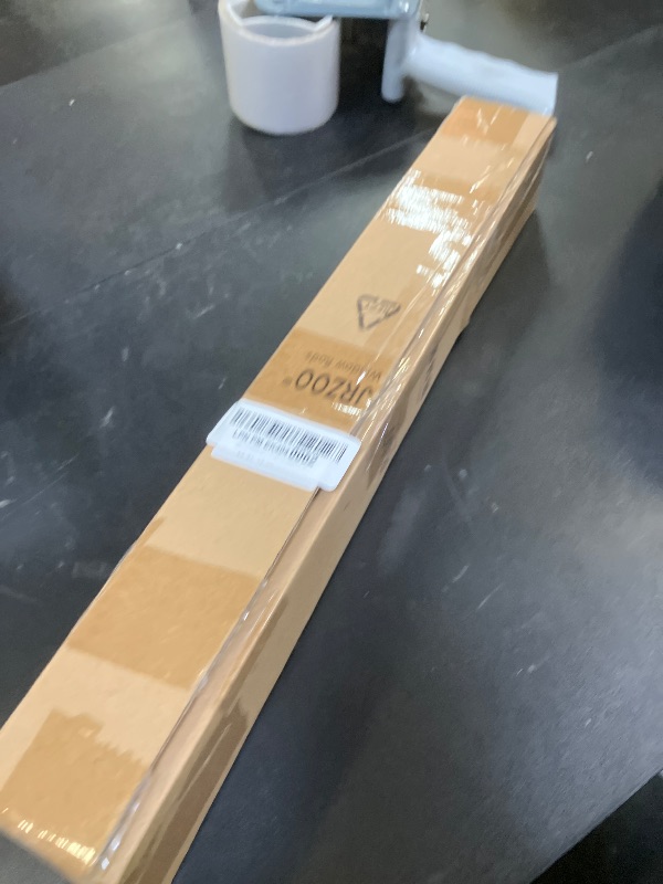 Photo 1 of Silver Curtain Rods 18 to 60 Inches(1.5-5 Feet),5/8 inch Splicing Drapery Rods,Small Curtain Rods Set,Size: 18''-60'',Silver