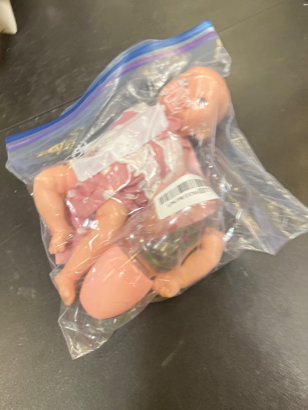 Photo 1 of Abenduot 10Inch Full Soft Silicone Baby Doll Realistic Handmade Flexible Silicone Reborn Baby Dolls Girl Real Life Babies