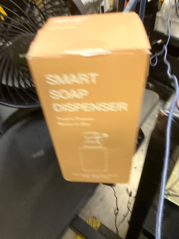 Photo 1 of Automatic Soap Dispenser Foam for Bathroom: 16 OZ Glass Clear Touch Dispense Modern Large Foaming Soap Dispenser for Kitchen - Hand Sink Dish Lotion Countertop Couple Kids Home - Waterproof Labels