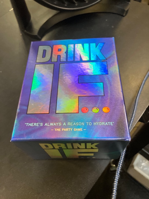 Photo 1 of Drink IF... Hilarious Adult Drinking Game. Party Card Game for Friends & Family to get You Buzzed & Drunk - Perfect for Ice Breakers, College Students, Fun Parties & Board Games Night with Your Group