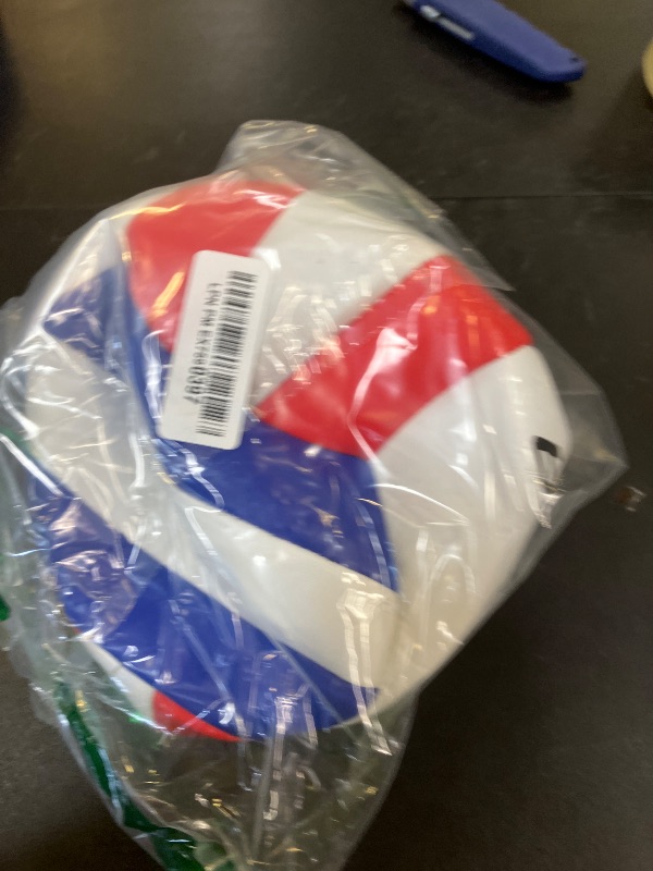 Photo 1 of VETRA Soft-Touch Volleyball - Official Size 5 Blue/Red/White - Waterproof PVC Cover & Durable Stitched Training & Match Ball for Indoor, Outdoor & Beach Use - Adults & Kids