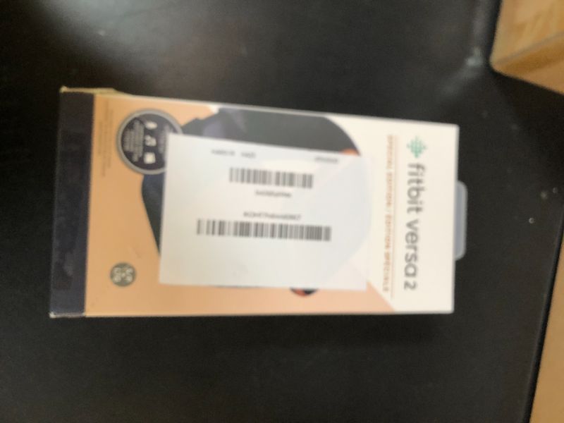 Photo 1 of Fitbit Versa 2 Special Edition Health and Fitness Smart Watch with Heart Rate, Music, Alexa Built-In, Sleep and Swim Tracking, Navy and Pink Woven/Copper Rose, One Size (S and L Bands Included), 2.3