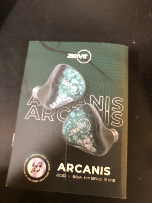 Photo 1 of Linsoul ZiiGaat Arcanis in Ear Monitor, Professional 2DD+5BA Hybrid IEM Earphone, Gaming Earbuds, HiFi Wired Earbuds with Detachable Cable for Musicians Audiophiles