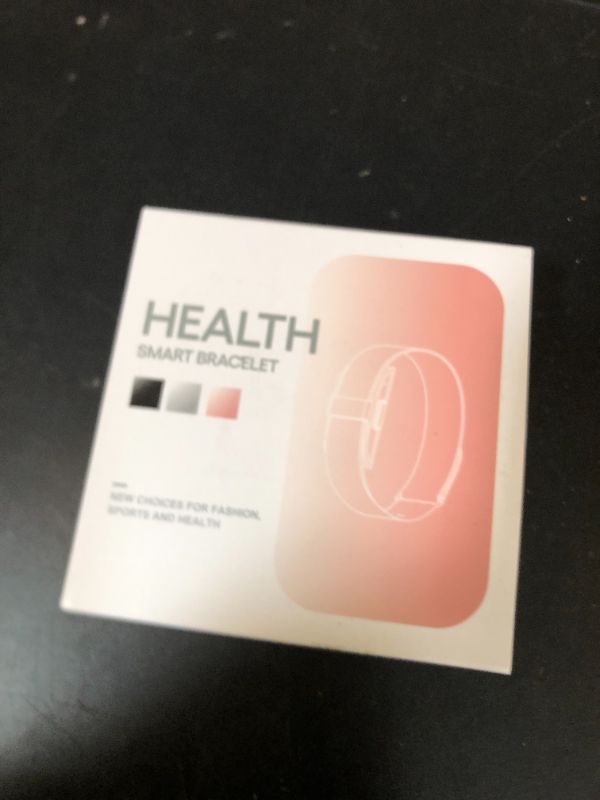 Photo 1 of LVEHO Fitness Tracker Screenless Smart Health Wristband, Wearable Health Multiple Sports Mode, Automatic Monitoring with Pedometer/Sleep/Stress/Calories, IP68 Waterproof Free APP for Women Men Pink