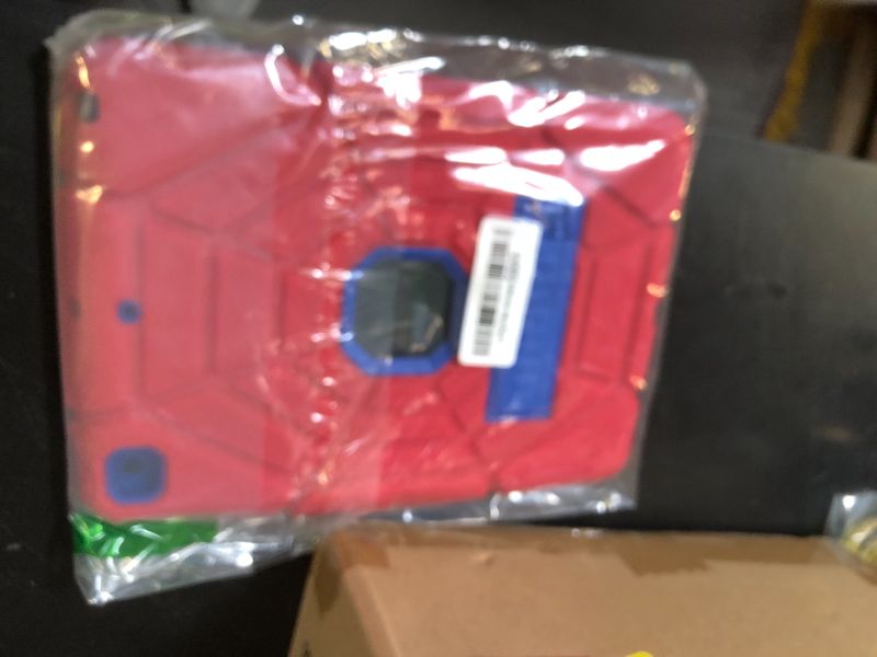 Photo 1 of Grifobes for iPad 6th/5th Generation Cases 2018/2017, for Pad Air 2 Case 2014 9.7 inch, Heavy Duty Shockproof Rugged Protective i Pad 5 6 Gen 9.7" Case with Stand for Kids Boys (Red+Blue)