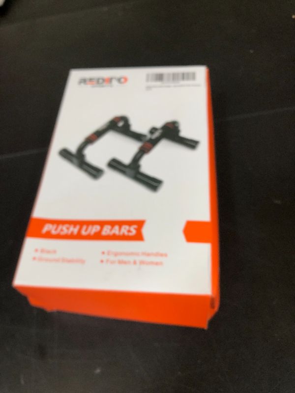 Photo 1 of Push Up Bars Strength Training - Workout Stands With Ergonomic Push-up Bracket Board with Non-Slip Sturdy Structure Portable for Home Fitness Training, Push Up Stands Handle for Floor Workouts