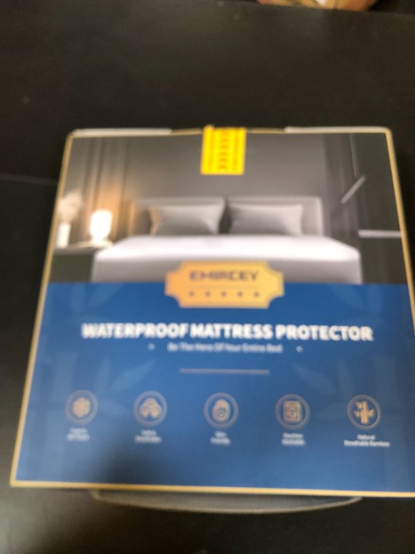 Photo 1 of 100% Waterproof Full Mattress Protector, Hypoallergenic Viscose Made from Bamboo Mattress Cover, Breathable Cooling 3D Air Fabric Noiseless Bed Cover, Machine Washable Vinyl Free 8-16'' Deep Pocket