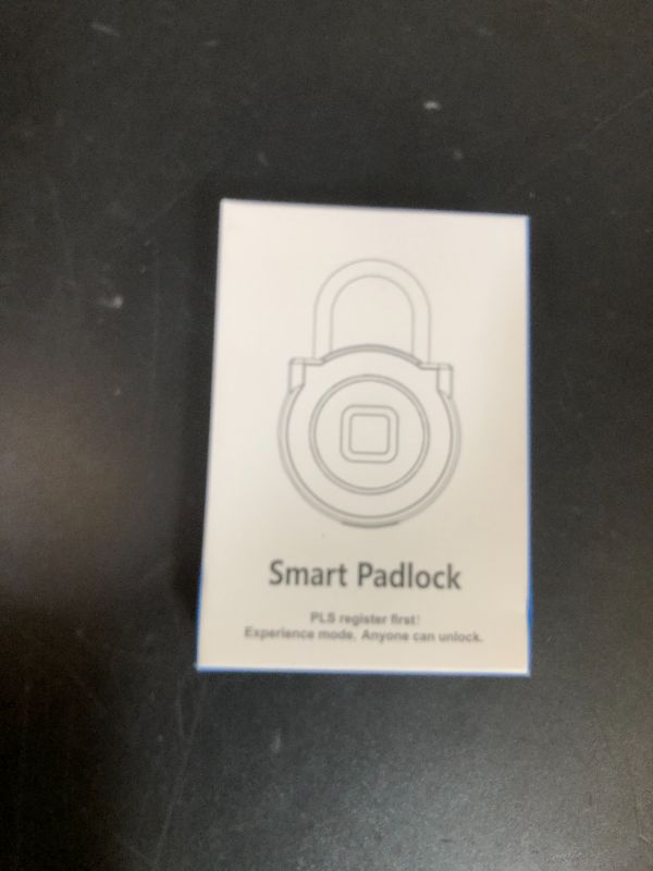Photo 1 of Gym Locker Padlock Fingerprint Padlock eLinkSmart Waterproof Keyless Smart Lock iOS Watch App Unlock View Record Combination Padlock for School Gym Locker Gun Case Field Box Colorful Acrylic