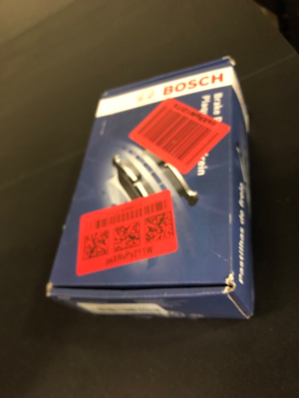 Photo 1 of BOSCH BE1258H Blue Ceramic Disc Brake Pad Set With Hardware - Compatible With Select Ford Edge; Lincoln MKX; Mazda CX-5, CX-7, CX-9; FRONT