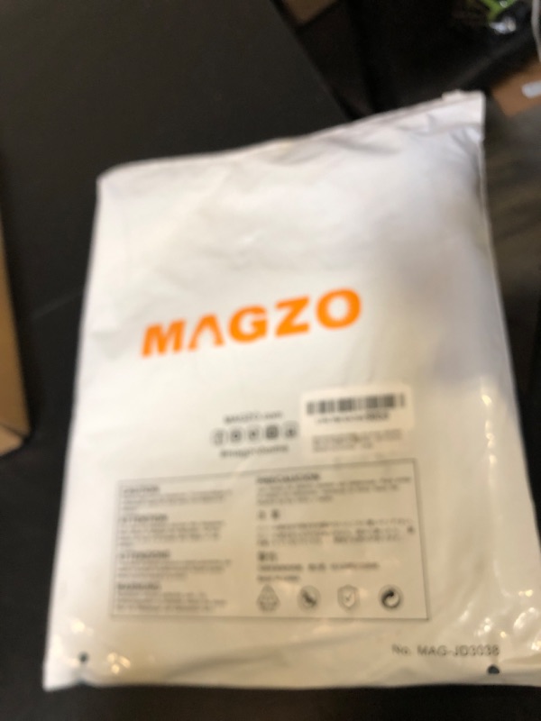 Photo 1 of MAGZO Magnetic Screen Door Fit Door Size 38 x 82 Inch, Screen Size 40" x 83" Sturdy Full Frame Hook&Loop for Sliding Door