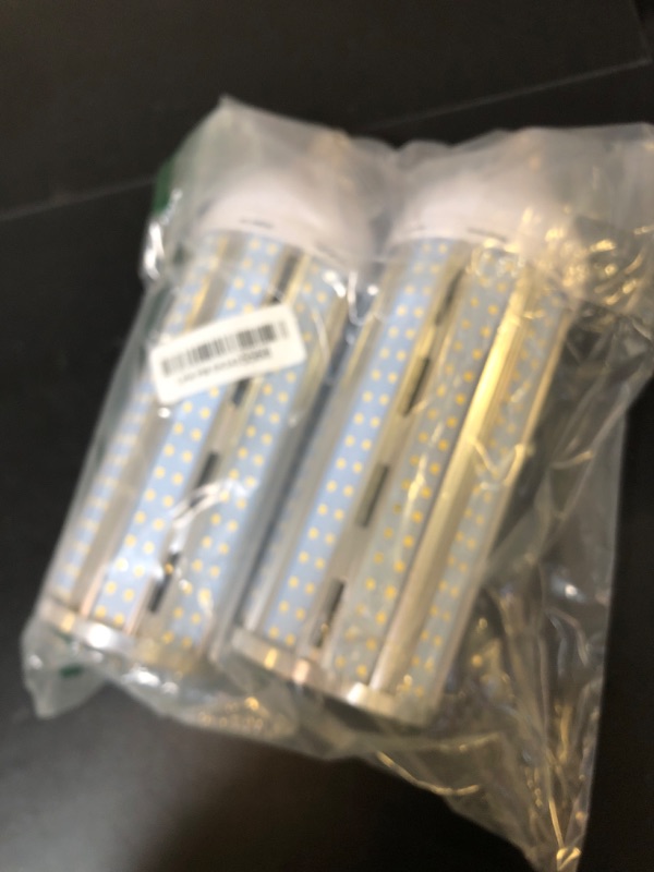Photo 1 of XYCN 2 Pack 150W Corn LED Light Bulb Fanless,5000K Daylight(1500 Watt Equivalent) E26/E39 Large Mogul Base LED Cob Lamp 21,500LM for Outdoor Indoor Garage Warehouse Factory Workshop Street Backyard