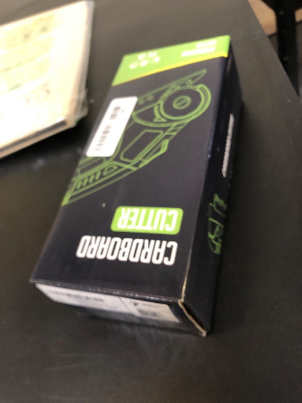 Photo 1 of Cordless Electric Scissors: 4V Rechargeable Rotary Cardboard Cutter, 3000mAh Battery, with LED Light, 2 Blades, Box Cutter for Fabric Carpet Carton Plastic Leather Cloth