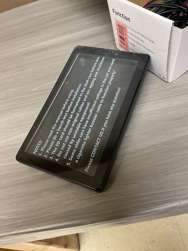 Photo 1 of SEE NOTES PICTURES …………Moeckearla Wireless Carplay Screen for Car with 5K Dash Cam, 9" Portable Apple CarPlay & Android Auto Car Stereo with 1080p Backup Camera, Bluetooth/GPS Navigation/Voice Control/Mirror Link