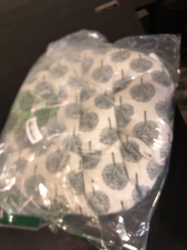 Photo 1 of vctops Bohemian Soft Round Chair Pad Garden Patio Home Kitchen Office Seat Cushion Tree Beige White Diameter 16"