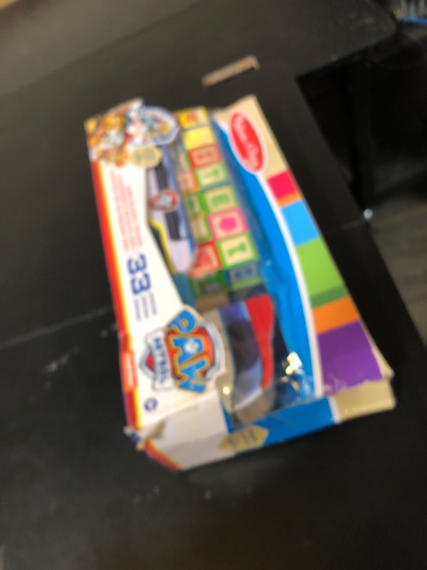 Photo 1 of Melissa & Doug PAW Patrol Wooden ABC Block Truck (33 Pieces)