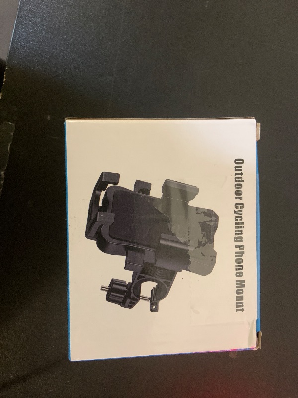 Photo 1 of amzluv Bike Phone Holder Mount, Secure Handlebar Phone Mount Holder for Bike and Motorcycle, Suitable for iPhone and 4.5-6.8" Smartphones, Black