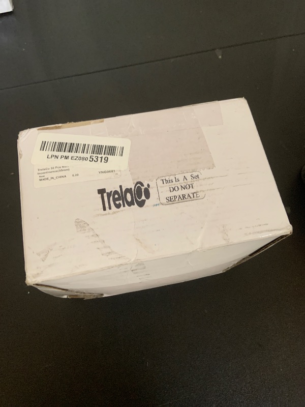 Photo 1 of TrelaCo 30 Pcs Male External Urinary Catheter Condom External Catheters Supplies for Men Home Use Individually Wrapped Latex with 3 Rolls Fixer for Incontinence(35mm)