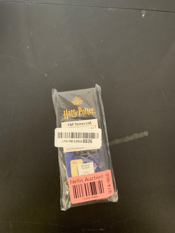 Photo 1 of Harry Potter Metal Bookmark with Hanging Charm Golden Snitch Hogwarts Reading Gifts Book Lovers Gift Box (Golden Snitch)