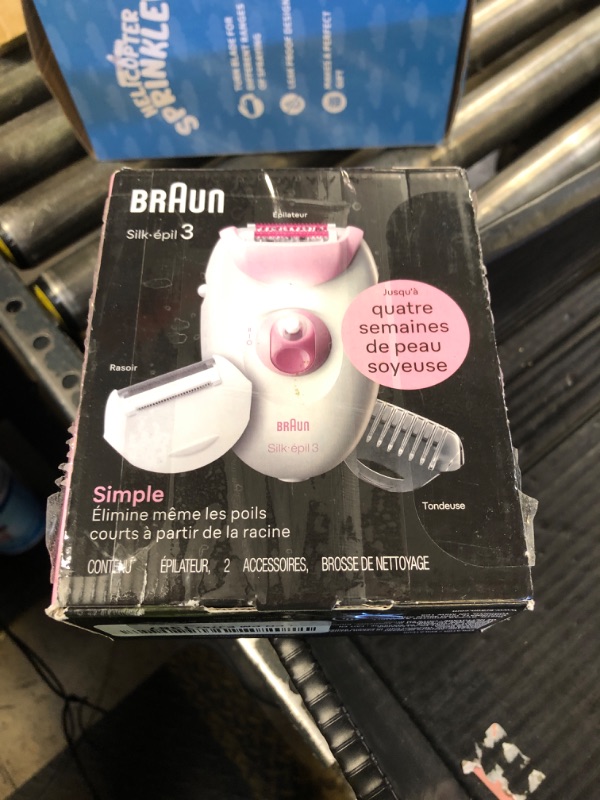 Photo 1 of Braun Epilator Silk-epil 3 3-270, Hair Removal Device, Epilator for Women, Shaver & Trimmer, Hair Removal