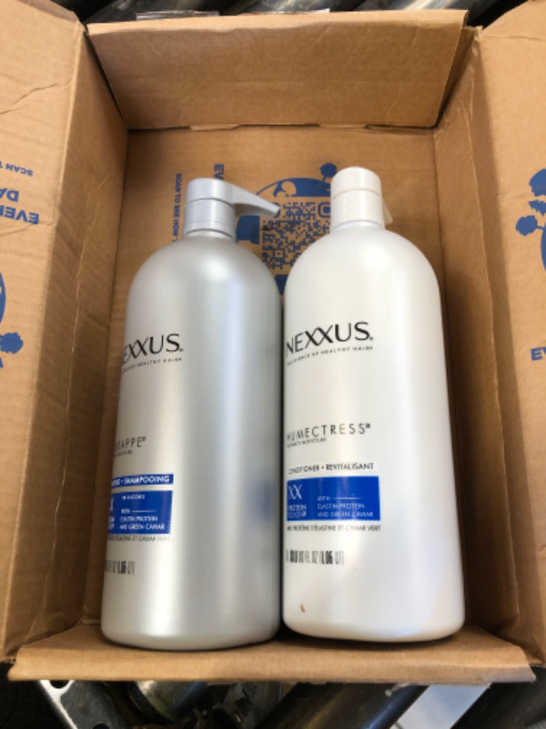 Photo 1 of Nexxus Shampoo and Conditioner 2 Count Therappe Humectress for Dry Hair Silicone-Free, Moisturizing Caviar Complex and Elastin Protein 33.8 oz