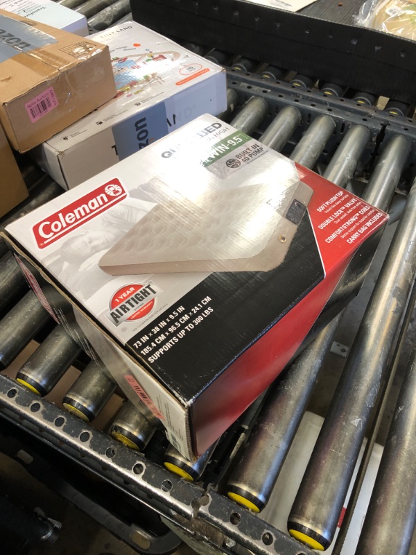 Photo 1 of Coleman QuickBed Elite Extra-High Airbed with Built-In Pump Leak-Free Airbed with Soft Plush Top and Carry Bag Queen and Twin Options Available
