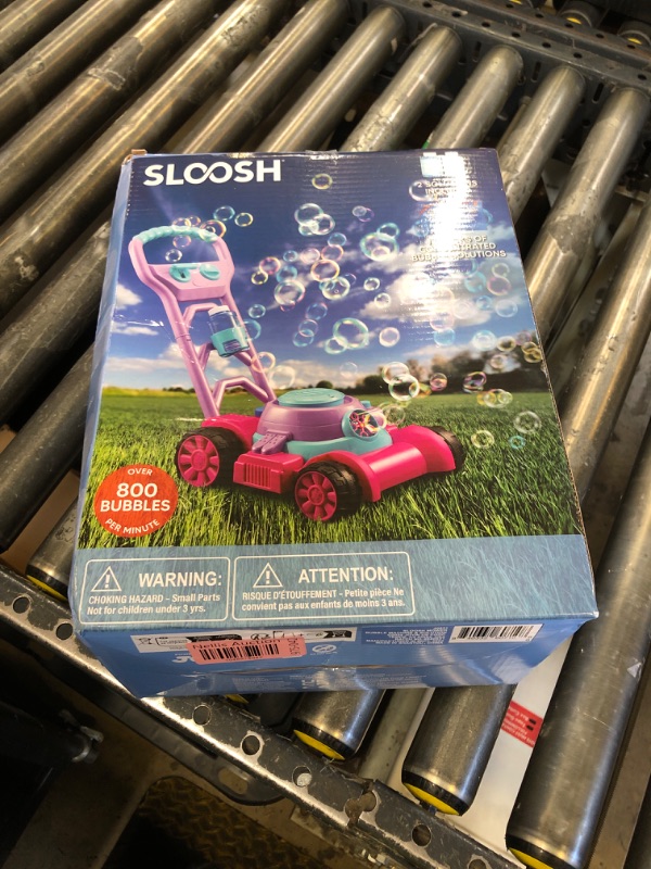 Photo 1 of SLOOSH Bubble Lawn Mower Toddler Toys - Kids Bubble Machine Summer Outdoor Push Toy Games, Backyard Garden Outside Play Toddlers Preschool Boys Girls Birthday Gifts (Pink)