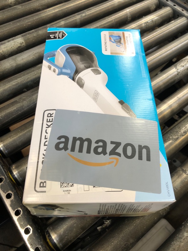 Photo 1 of BLACK+DECKER dustbuster AdvancedClean Cordless Handheld Vacuum, Compact Home and Car Vacuum with Crevice Tool (CHV1410L)