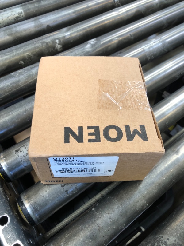 Photo 1 of Moen UT2021 Brantford 1-Handle M-CORE Transfer Valve Trim Kit, Valve Required, Chrome