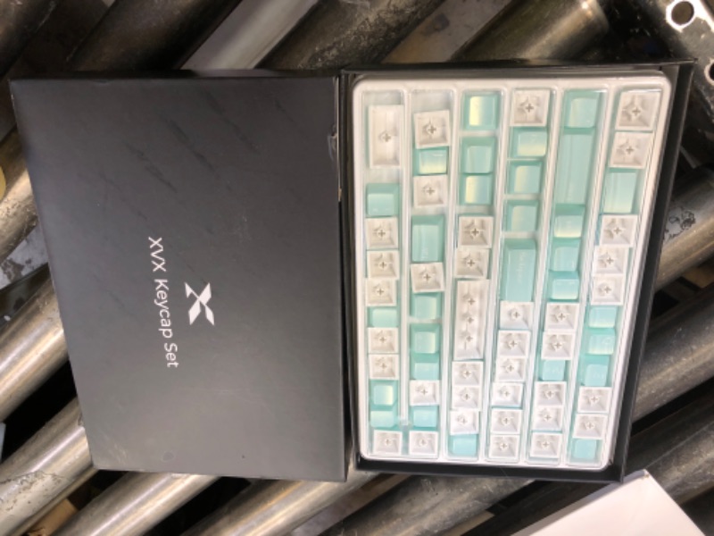 Photo 1 of HITIME x XVX PBT Keycaps 75 60 Percent, Green Custom Keyboard Keycaps, Cherry Profile Key caps Set 97 Keys for Cherry Gateron MX Switche Keyboard