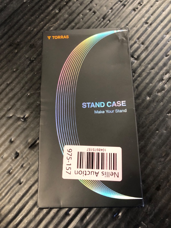 Photo 1 of TORRAS Strong Magnetic & Seamless Stand for Samsung Galaxy S25 Ultra Case, Fit for MagSafe, Mil-Grade Drop Protection, Kickstand for Samsung Galaxy S25 Ultra Case, Translucent Back/Blue Edge