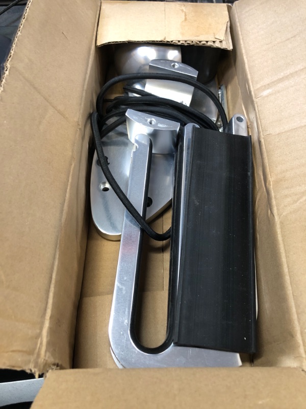 Photo 1 of MOJIATE Made Wakeboard Rack, Polished Aluminum Wakeboarding Tower Holder, Adjustable Angle Base to Level with Boat, Clamp Fits Tubing Sizes: 1 3/4", 1 7/8", 2", 2 1/4", 2 3/8", 2 1/2"