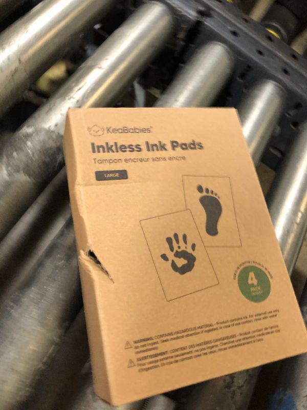 Photo 1 of 4-Pack Inkless Baby Hand and Footprint Kit - Mess Free Ink Pad for Newborn Keepsake, Dog Nose & Paw Print Kit, Clean Touch Ink Pad for Baby Hand & Footprints, Ideal New Mom Gifts (Candy, L)