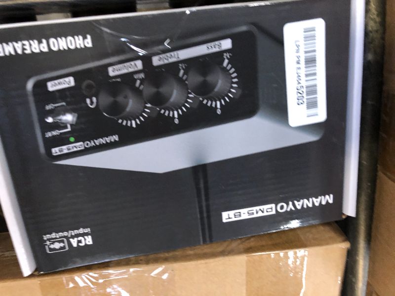 Photo 1 of MANAYO Compact Phono Preamp & Bluetooth 5.3 Transmitter for Turntables | Hi-Fi Audio with Bass/Treble Control | Line/Phono Switch with 36db & 4db gain for Vinyl Record Player