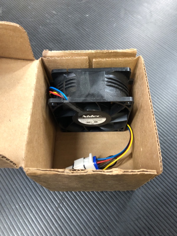 Photo 1 of GE Appliances Refrigerator Evaporator Fan Motor WR60X26866, WR60X26033
