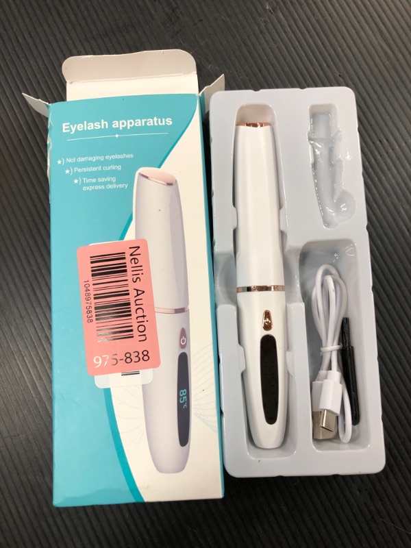 Photo 1 of Heated Eyelash Curler - 2 in 1 Clip- Type Heated lash Curler Electric Eyelash Curler LED Display 3 Temp Settings for Makeup Tools USB Rechargeable Natural Curling 24H Long Lasting-WT