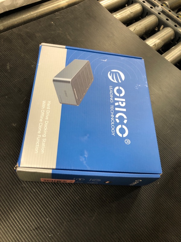 Photo 1 of ORICO USB C 5 Bay Hard Drive Cloner/Duplicate Hard Drive Docking Station Aluminum USB 3.2 Gen 1 for 2.5''/3.5'' SSD HDD Up to 20TB-6656C3