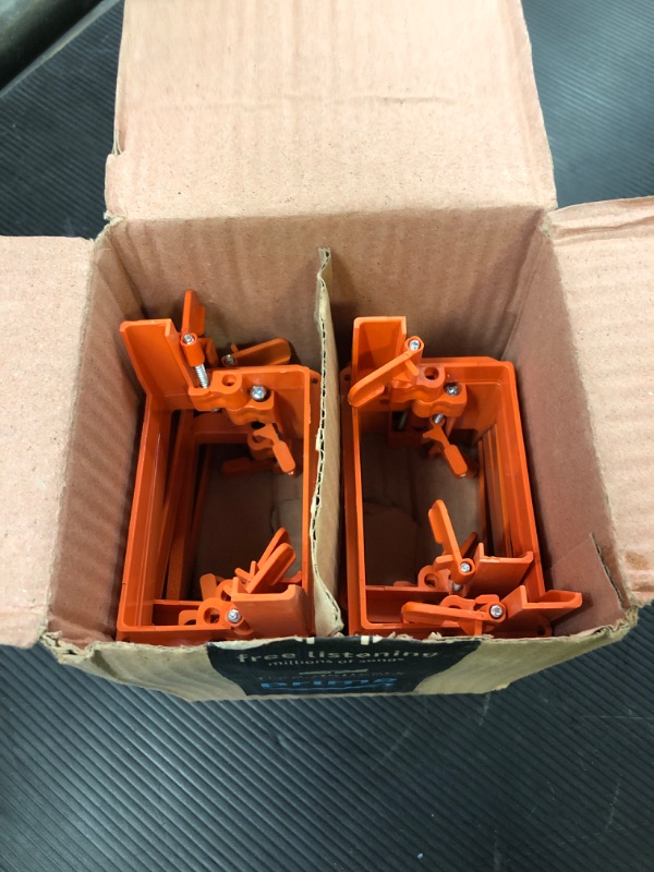 Photo 1 of 10 Pack Low Voltage Mounting Brackets 1 Gang for Drywall Outlet Cable Pass Through Wall Plates - Cable Wall Plate Bracket for Old Work, Telephone Wires, Network Cable, Coaxial & Speaker Wire