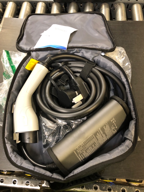 Photo 1 of QPQ Level 2 EV Charger 40A 240V NEMA 14-50P, Portable Electric Vehicle Charging Stations Smart WiFi Enabled, 21FT Level 2 Charger with Box Holders for J1772 Evs