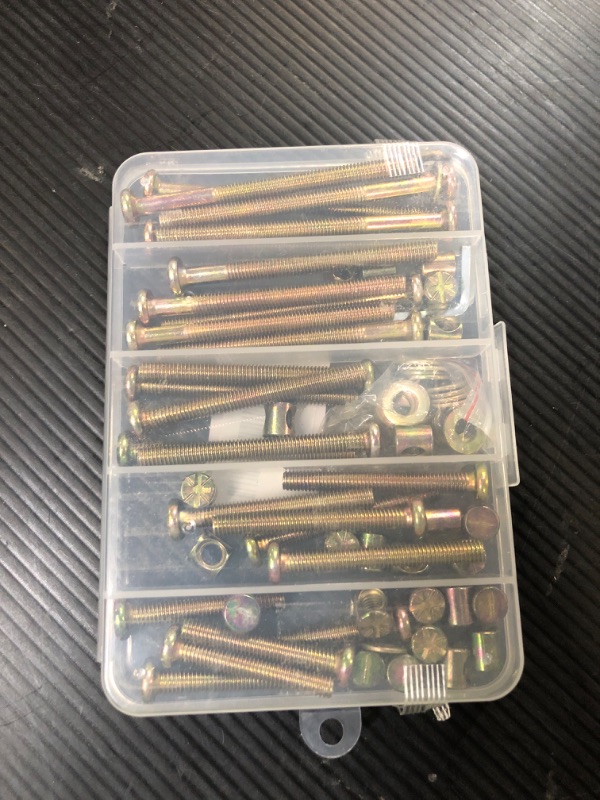 Photo 1 of 10 Pack M6 X 100mm Barrel Bolt Nuts, Chazcool Cross Dowel Set for Furniture Cots Beds Chair Crib Spare Connector Parts(100mm)