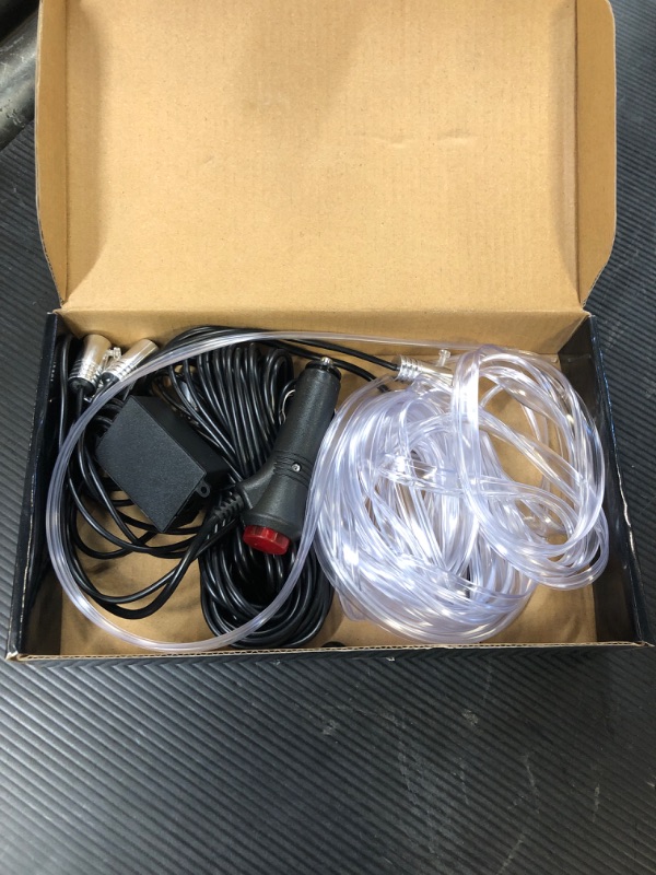 Photo 1 of Interior Car LED Strip Lights APP Control, 5 in 1 RGB 16 Million Colors Ambient Lighting Kit with 236 inches Fiber Optic, Music Mode Inside Car Lighting Decorations