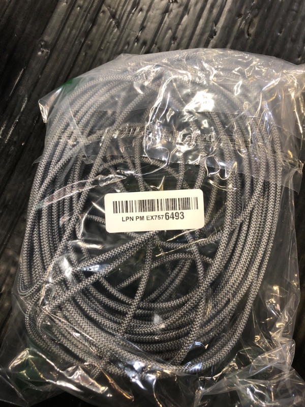 Photo 1 of Ruaeoda 3.5mm Aux Audio Cable 50 ft,Nylon Braid 3.5mm Male to Male Audio Cable 1/8 Shielded AUX Headphone Cable Extension Outdoor Auxillary Stereo Audio Cable Cord
